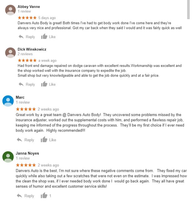 google reviews